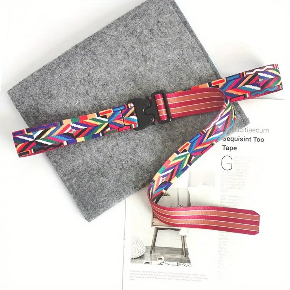 Multicolor Webbing Belt